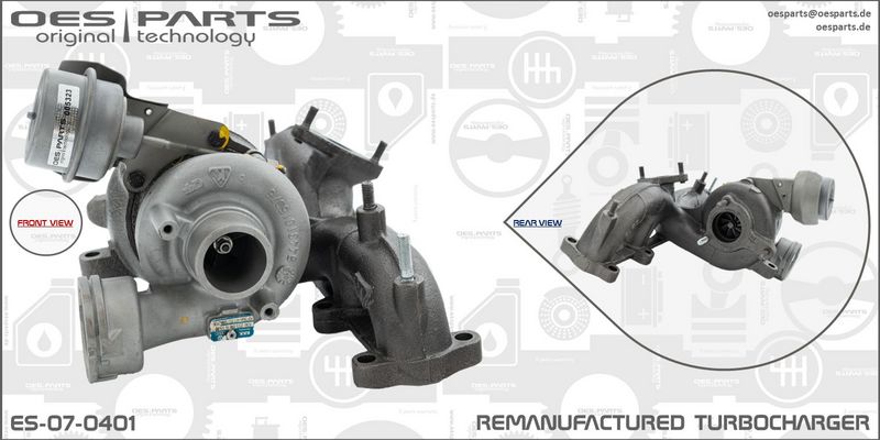 OES PARTS Kompresors, Turbopūte ES-07-0401